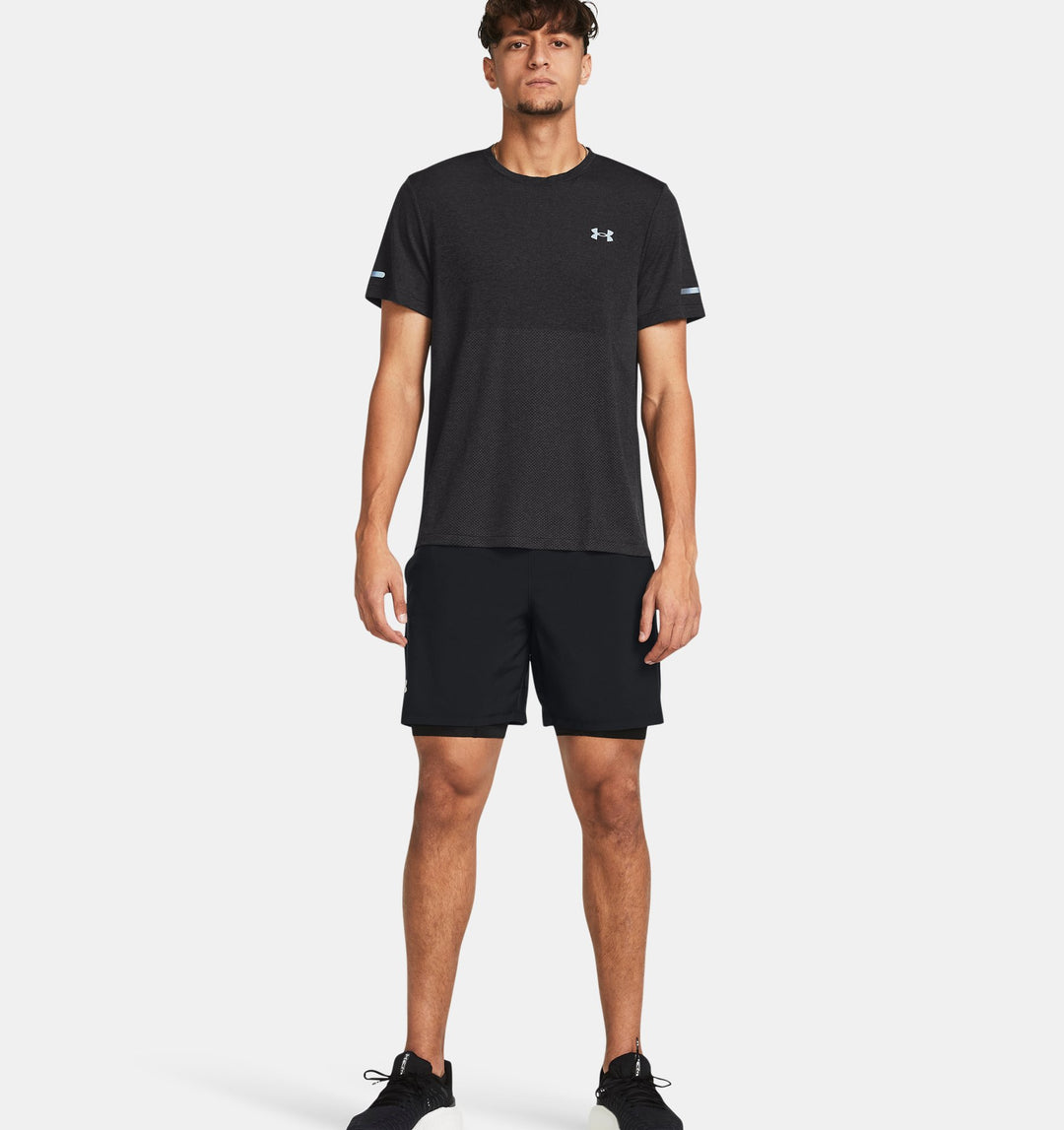 Mens Launch 7" 2-in-1 Short (Black)