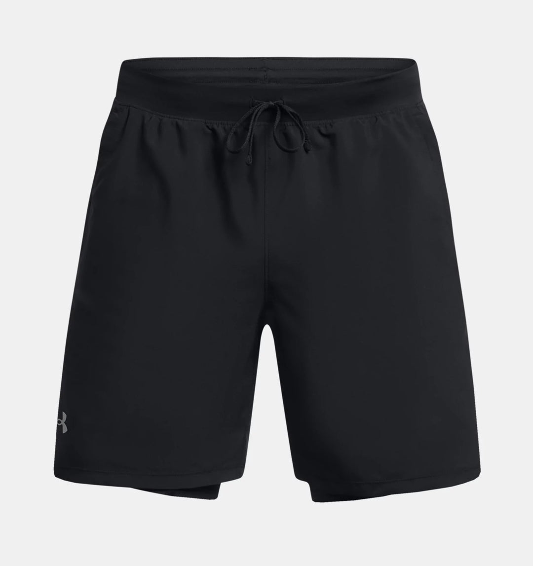 Mens Launch 7" 2-in-1 Short (Black)