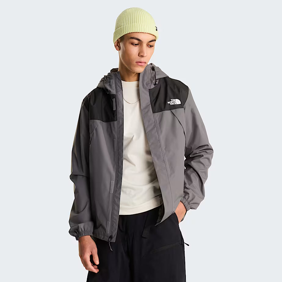 Mens Antora Rain Jacket (Smoked Pearl/Black)