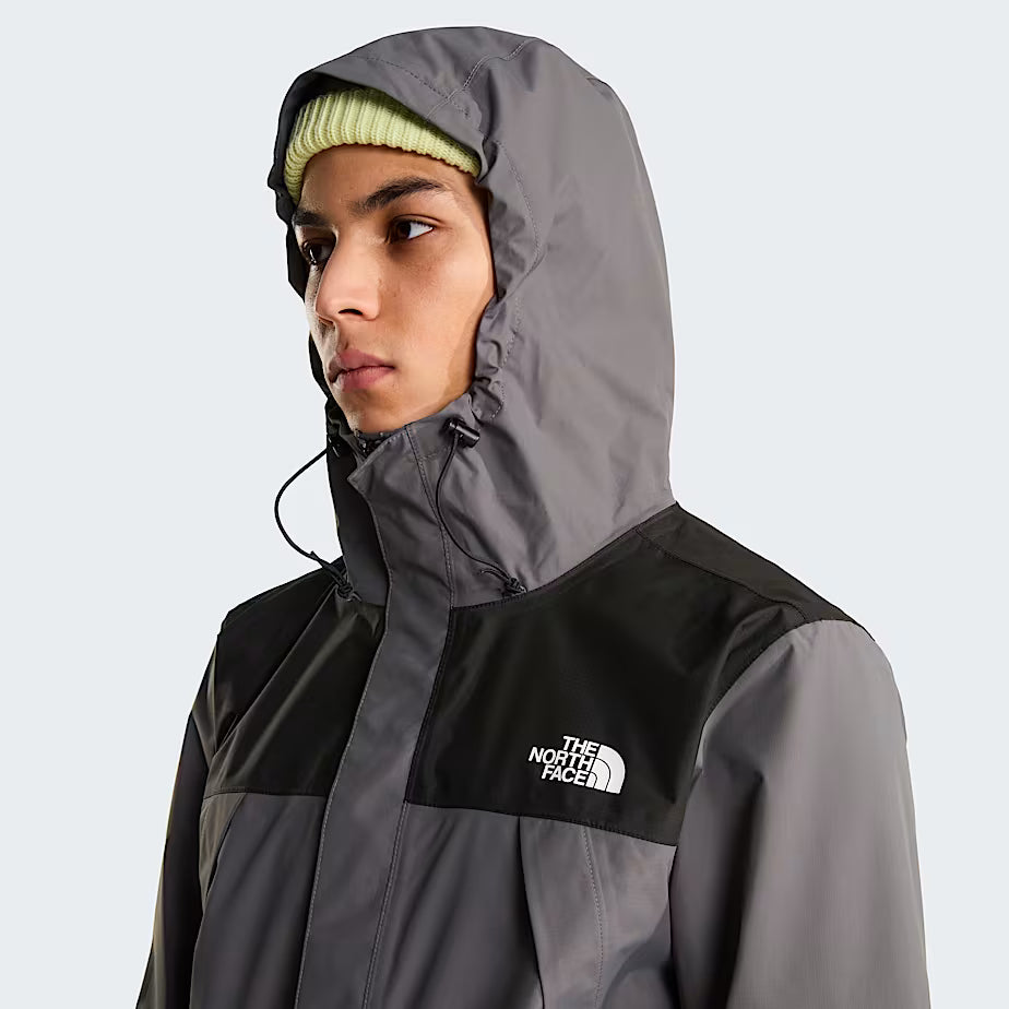 Mens Antora Rain Jacket (Smoked Pearl/Black)