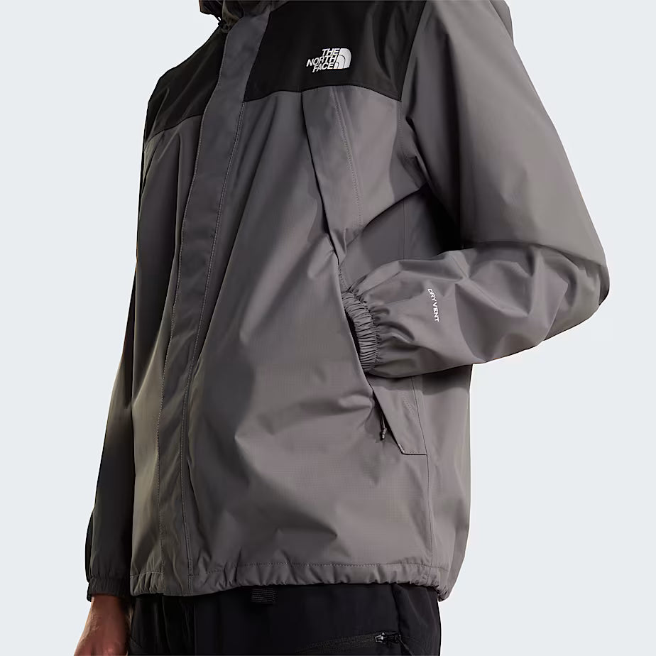 Mens Antora Rain Jacket (Smoked Pearl/Black)
