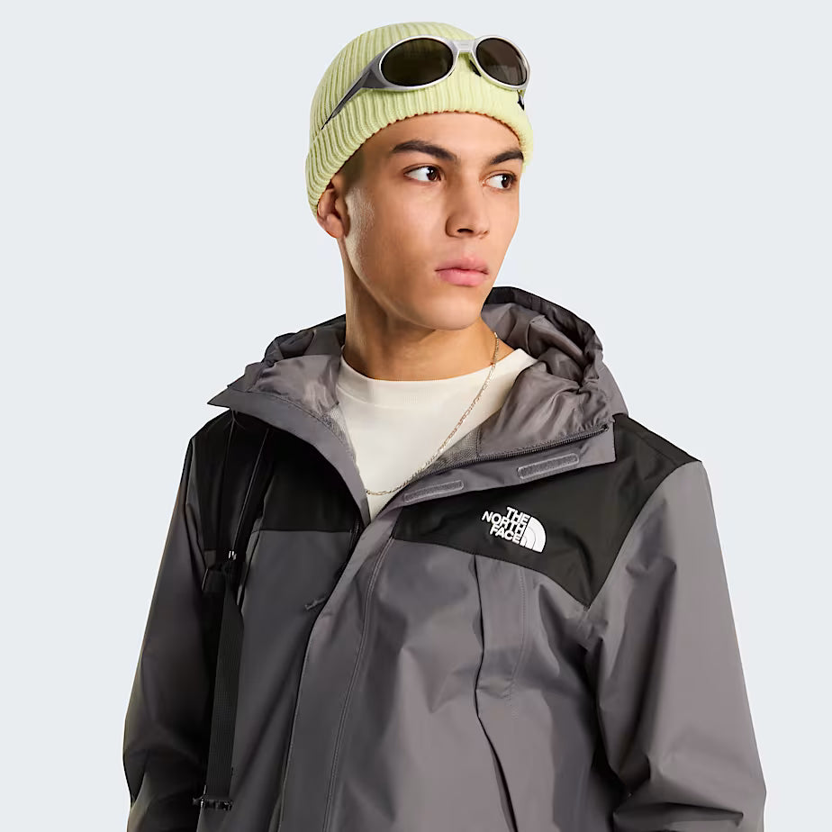 Mens Antora Rain Jacket (Smoked Pearl/Black)