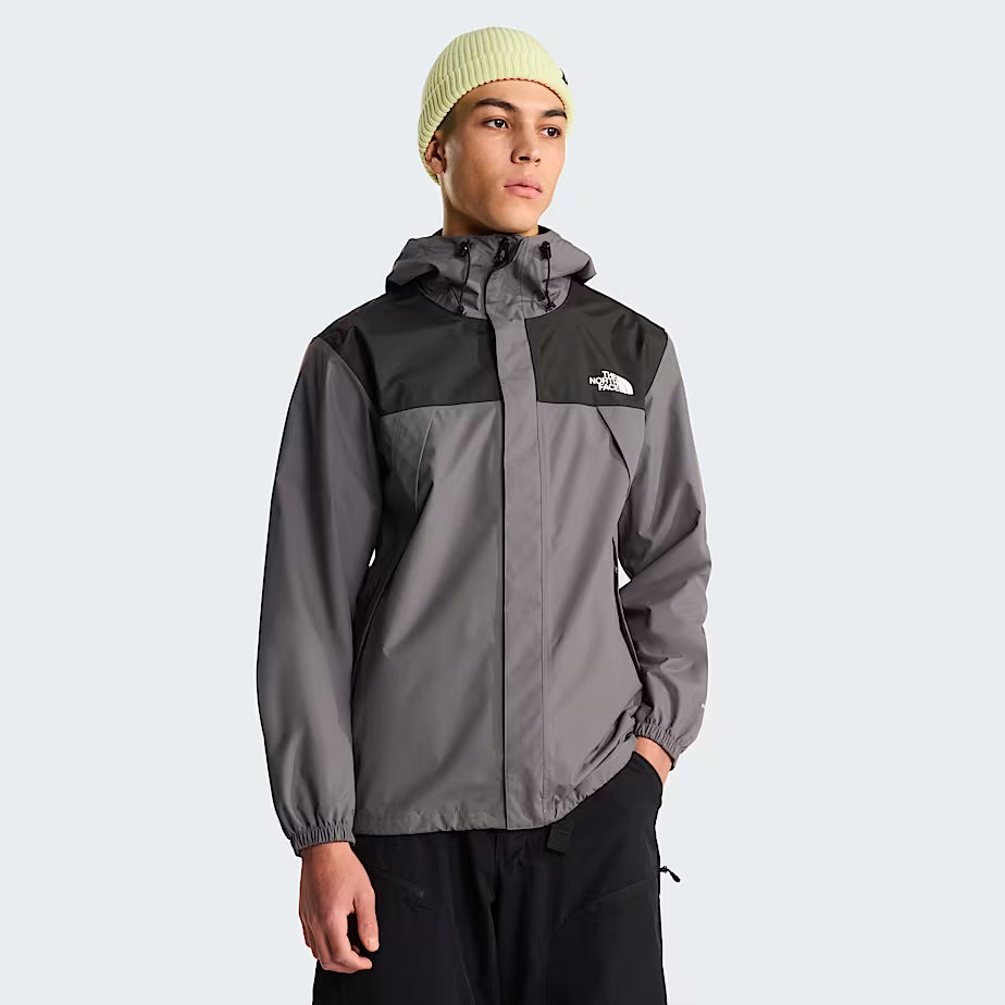 Mens Antora Rain Jacket (Smoked Pearl/Black)