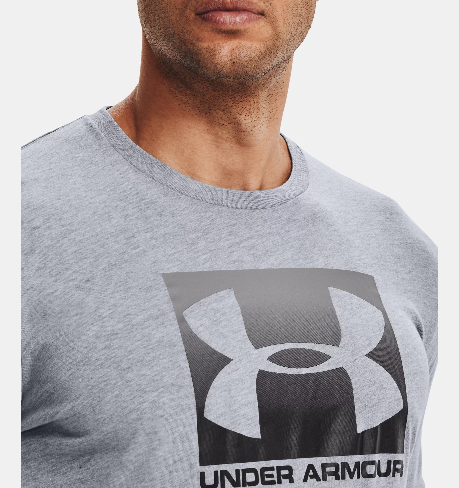 Mens Boxed Sportstyle T-Shirt (Grey)