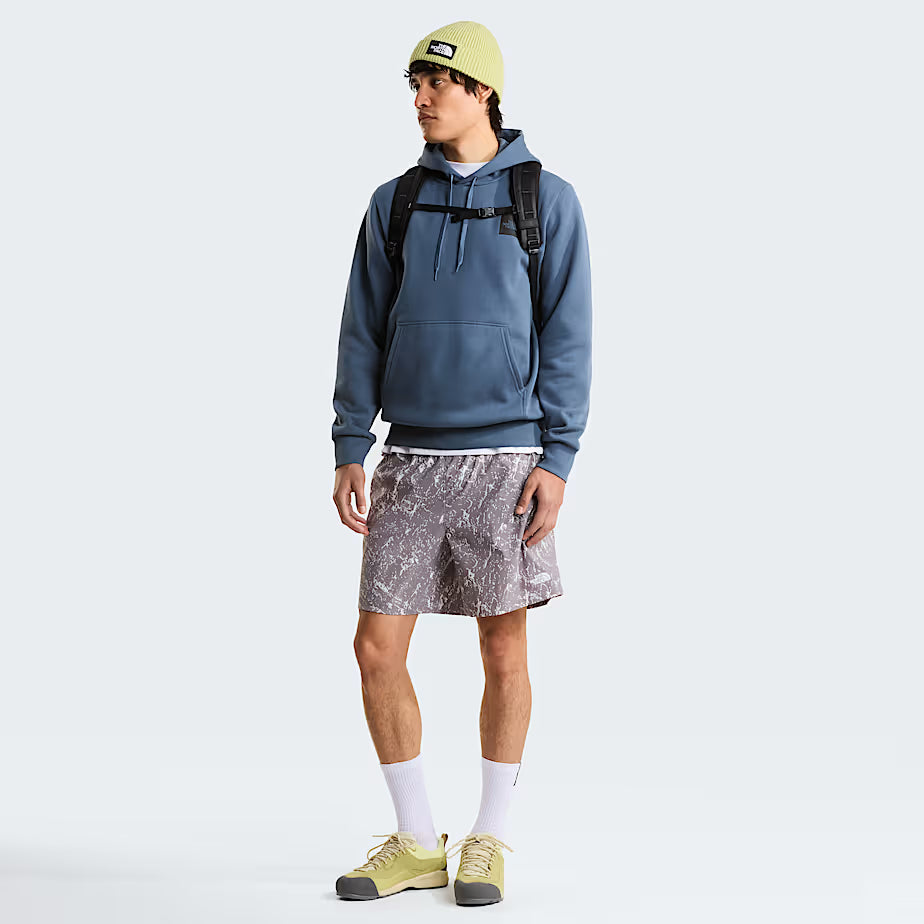 Mens Evolution Box Half Dome Regular Hoodie (Granite Grey)