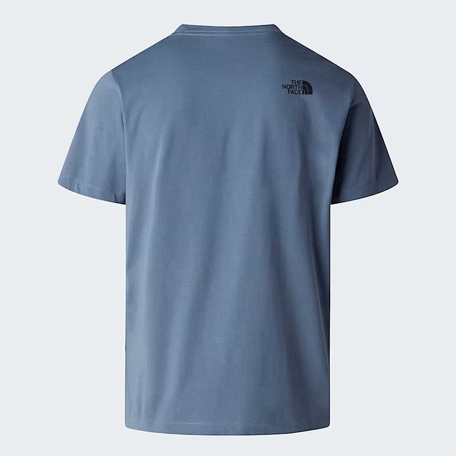 Mens Evolution Box Half Dome Regular T-Shirt (Granite Grey)