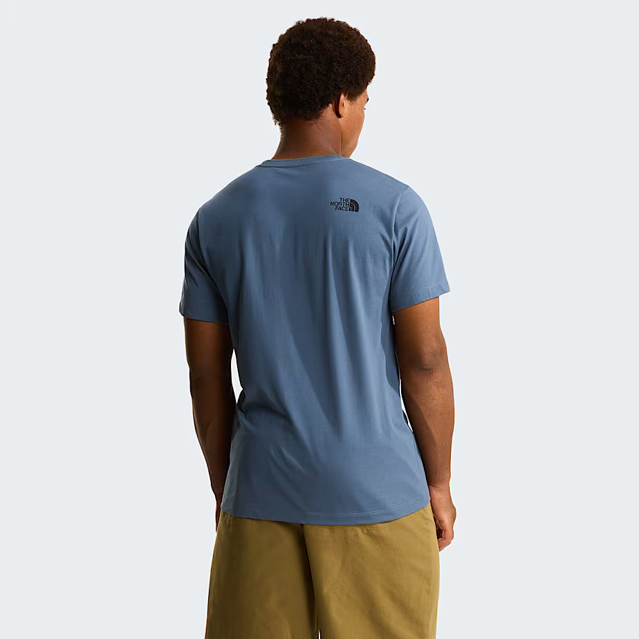 Mens Evolution Box Half Dome Regular T-Shirt (Granite Grey)