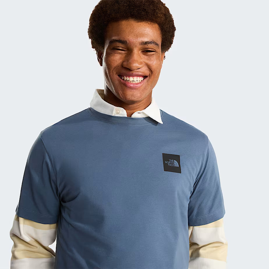 Mens Evolution Box Half Dome Regular T-Shirt (Granite Grey)