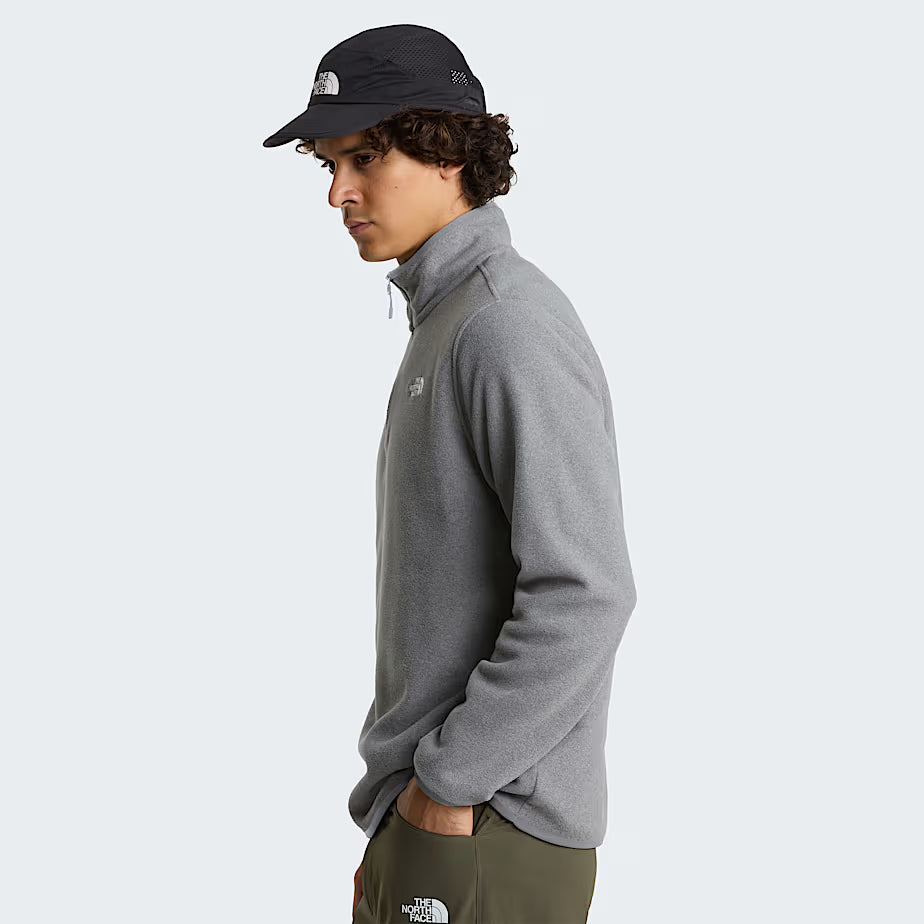 Mens Glacier 1/4 Zip Fleece (Mid Heather Grey)