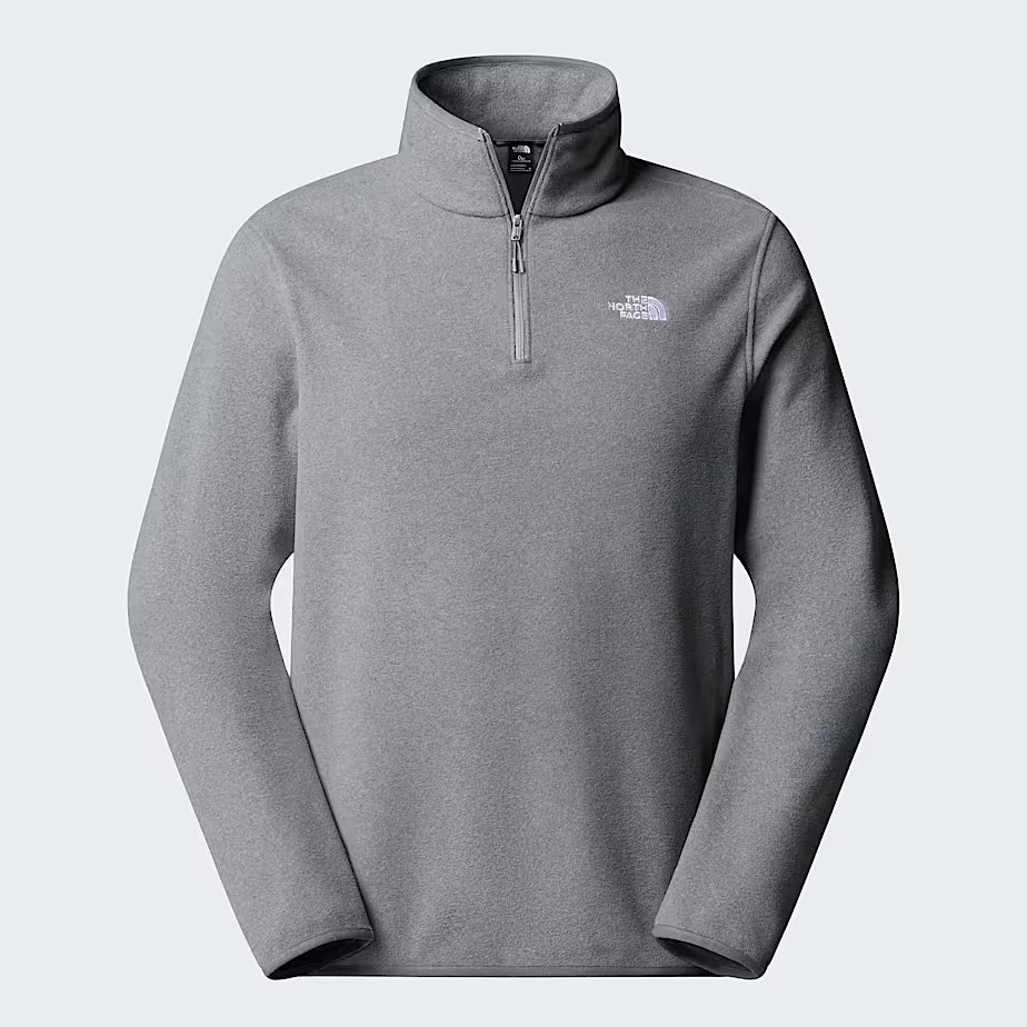 Mens Glacier 1/4 Zip Fleece (Mid Heather Grey)