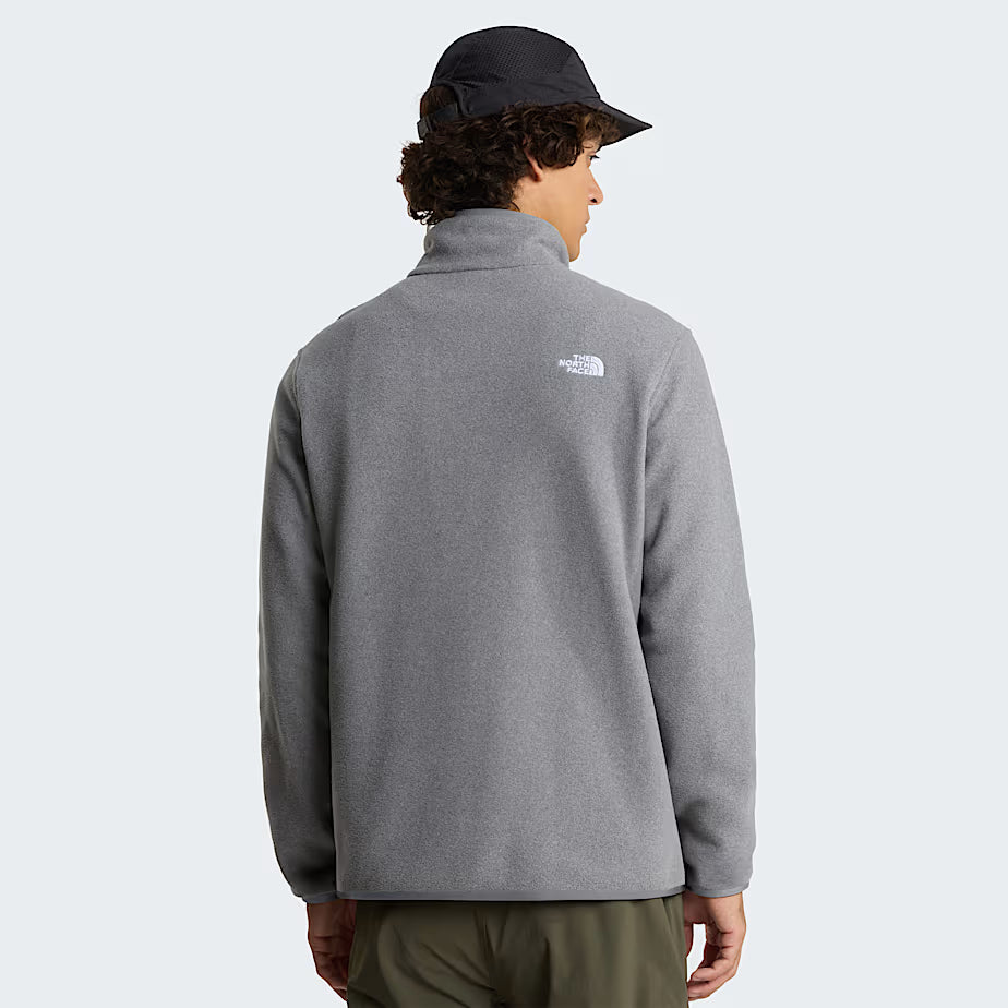 Mens Glacier 1/4 Zip Fleece (Mid Heather Grey)
