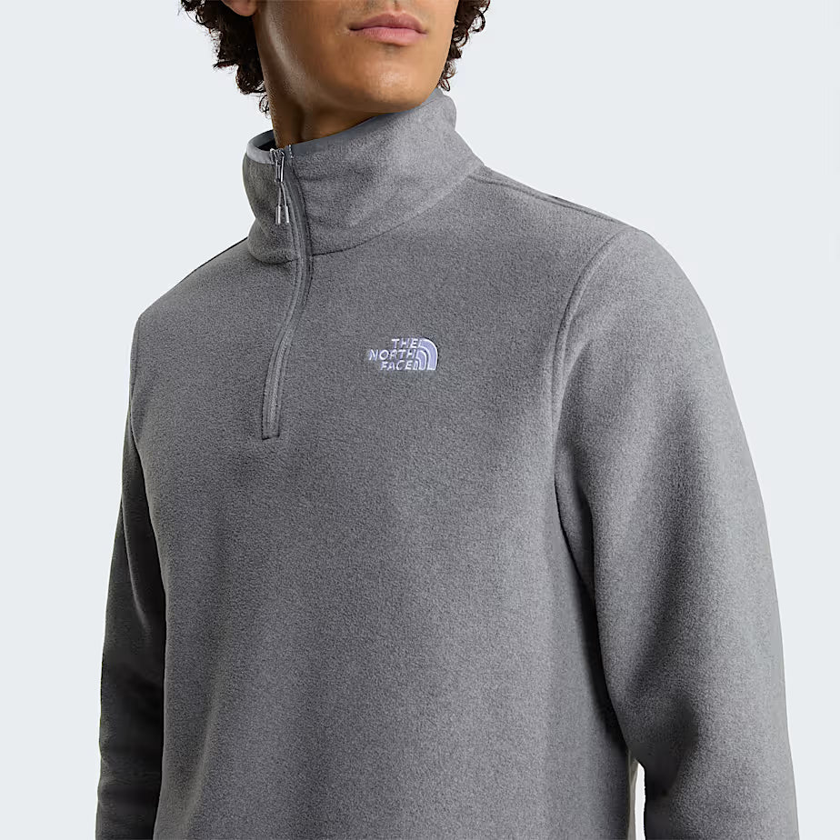 Mens Glacier 1/4 Zip Fleece (Mid Heather Grey)