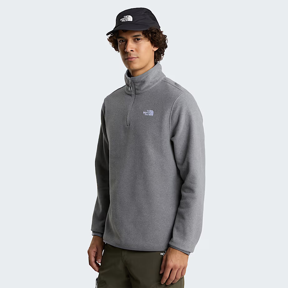 Mens Glacier 1/4 Zip Fleece (Mid Heather Grey)