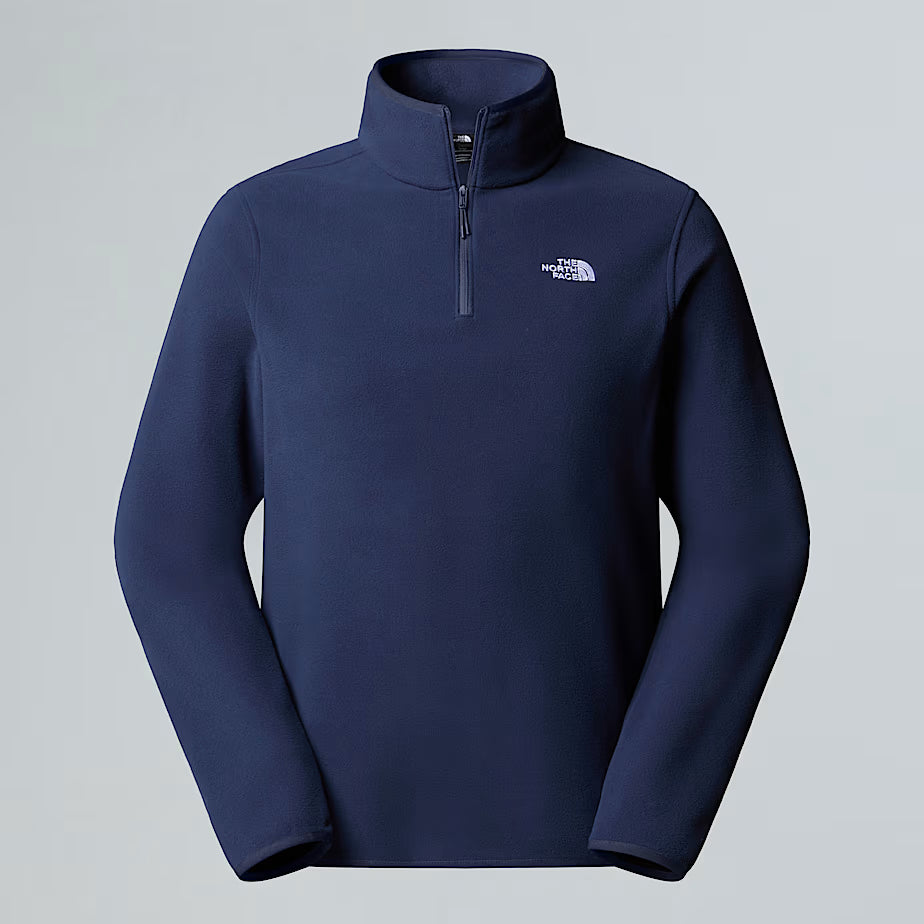 Mens 100 Glacier 1/4 Zip Fleece (Summit Navy)