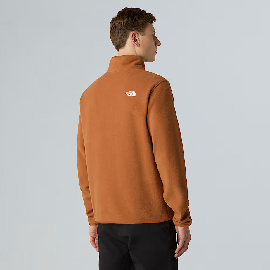 Mens 100 Glacier 1/4 Zip (Burnt Umber)