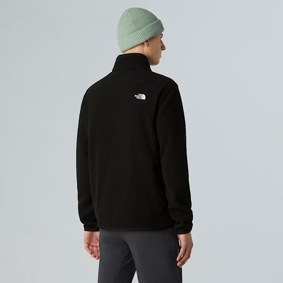 Mens 100 Glacier 1/4 Zip Fleece (TNF Black)