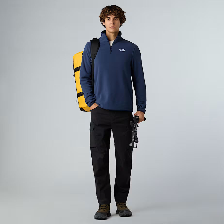 Mens 100 Glacier 1/4 Zip Fleece (Summit Navy)