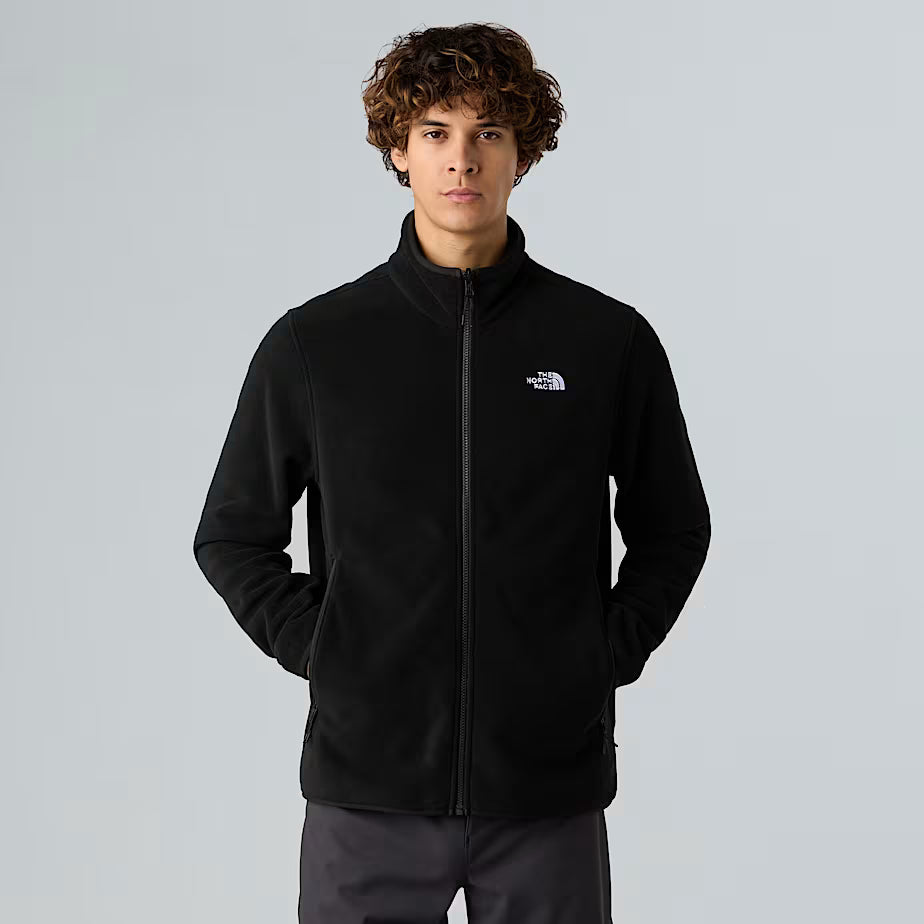 Mens 100 Glacier Full Zip (TNF Black)