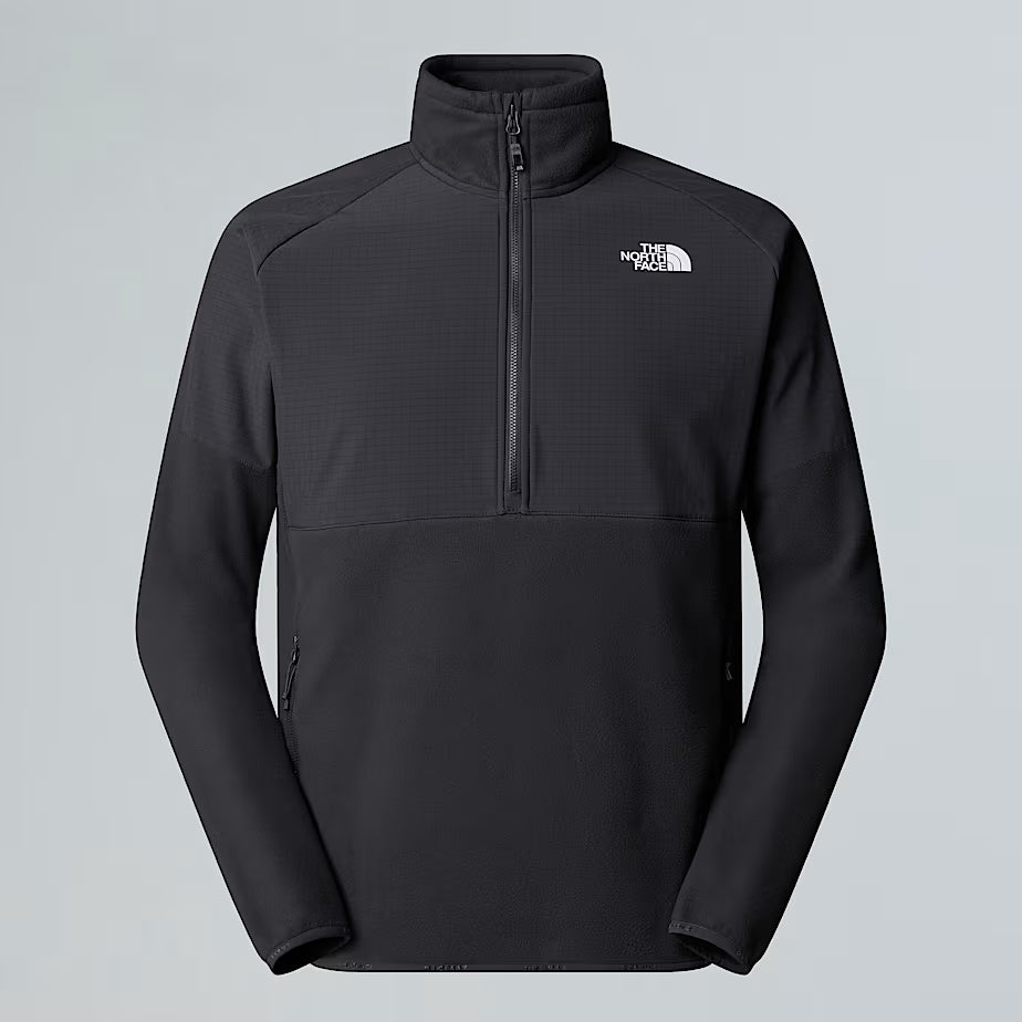 Mens Glacier Heavyweight 1/2 Zip (Asphalt Grey/TNF Black)