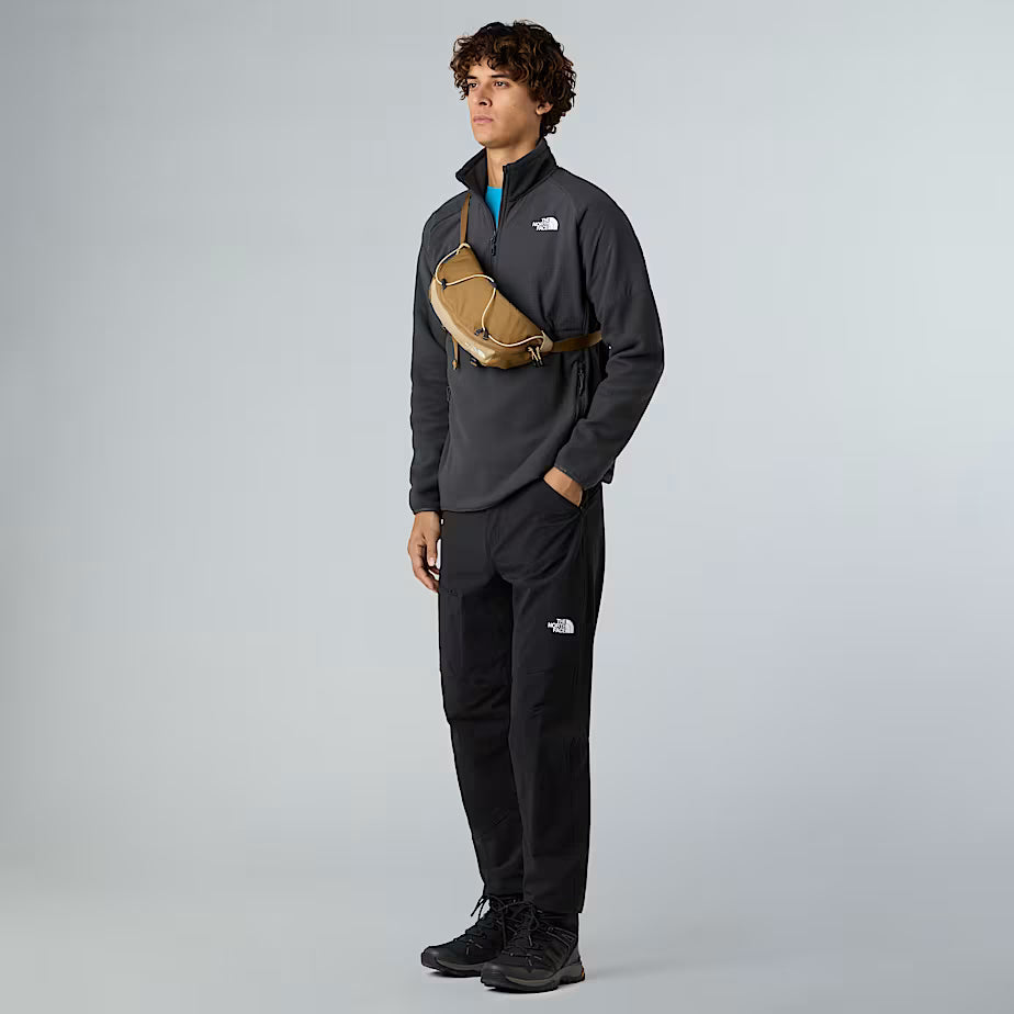 Mens Glacier Heavyweight 1/2 Zip (Asphalt Grey/TNF Black)