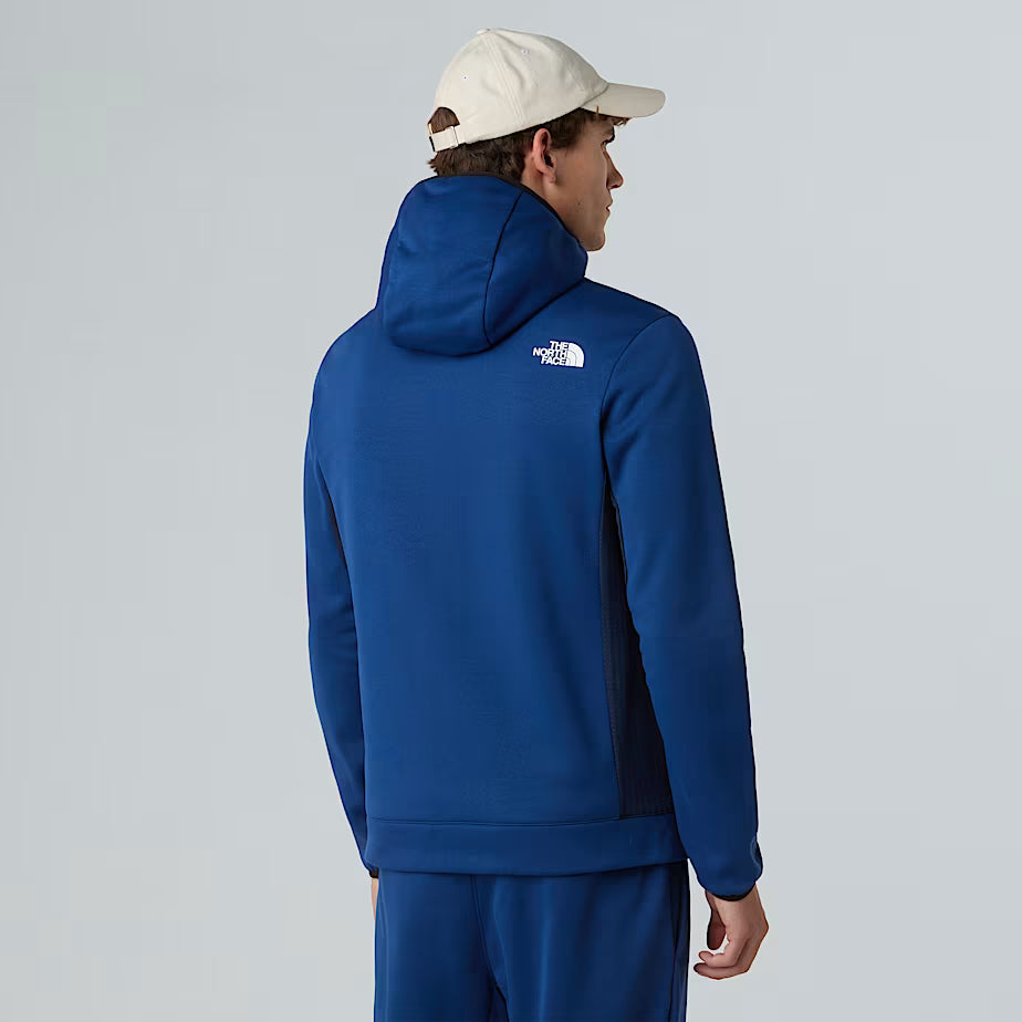 Mens Mountain Athletics Full-Zip Hooded Fleece (Estate Blue/Summit Navy)