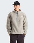 Mens Fleeski 1/4 Zip Pullover Fleece (Stone Slab)