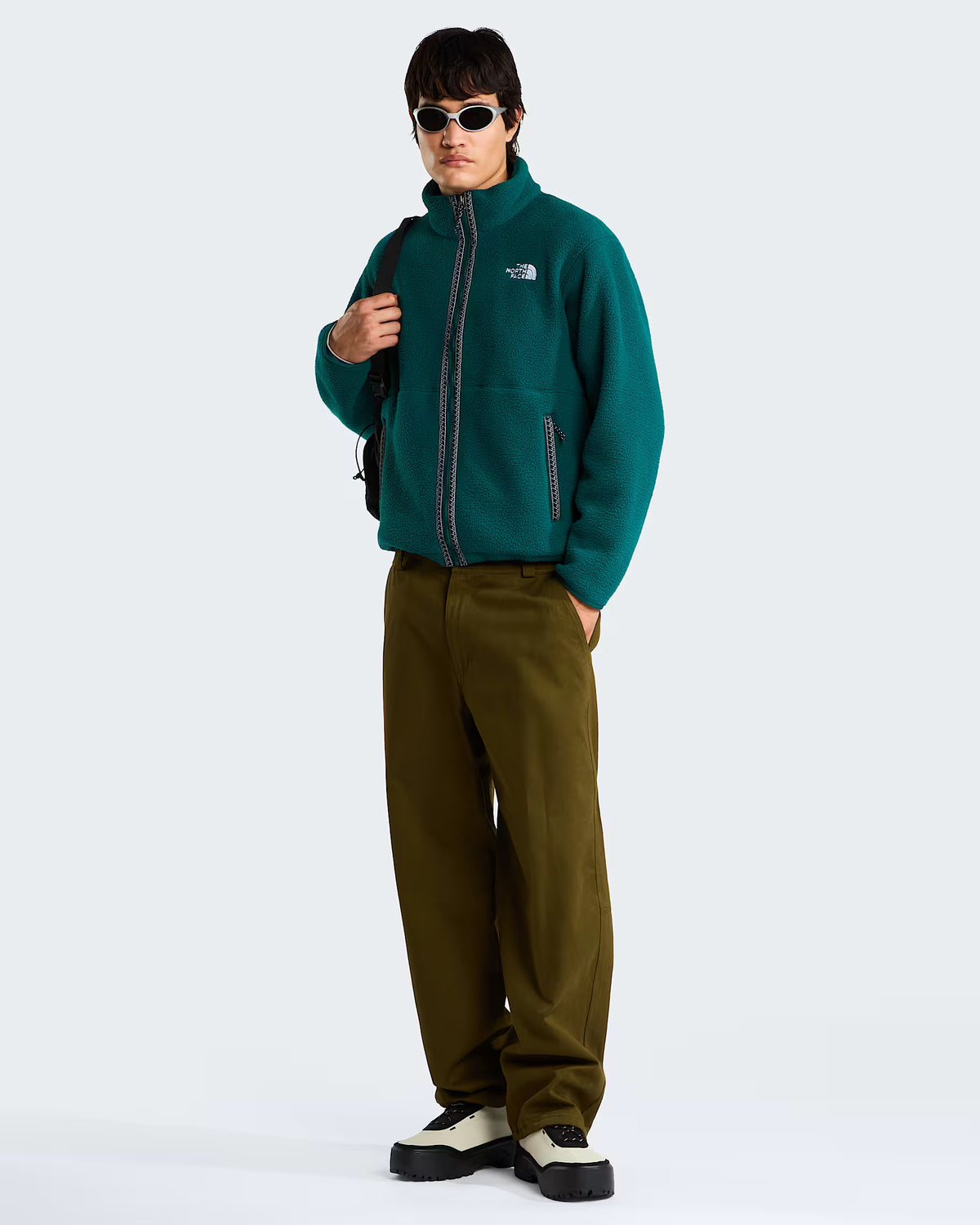 Mens Fleeski Full Zip Fleece (Pacific Teal)