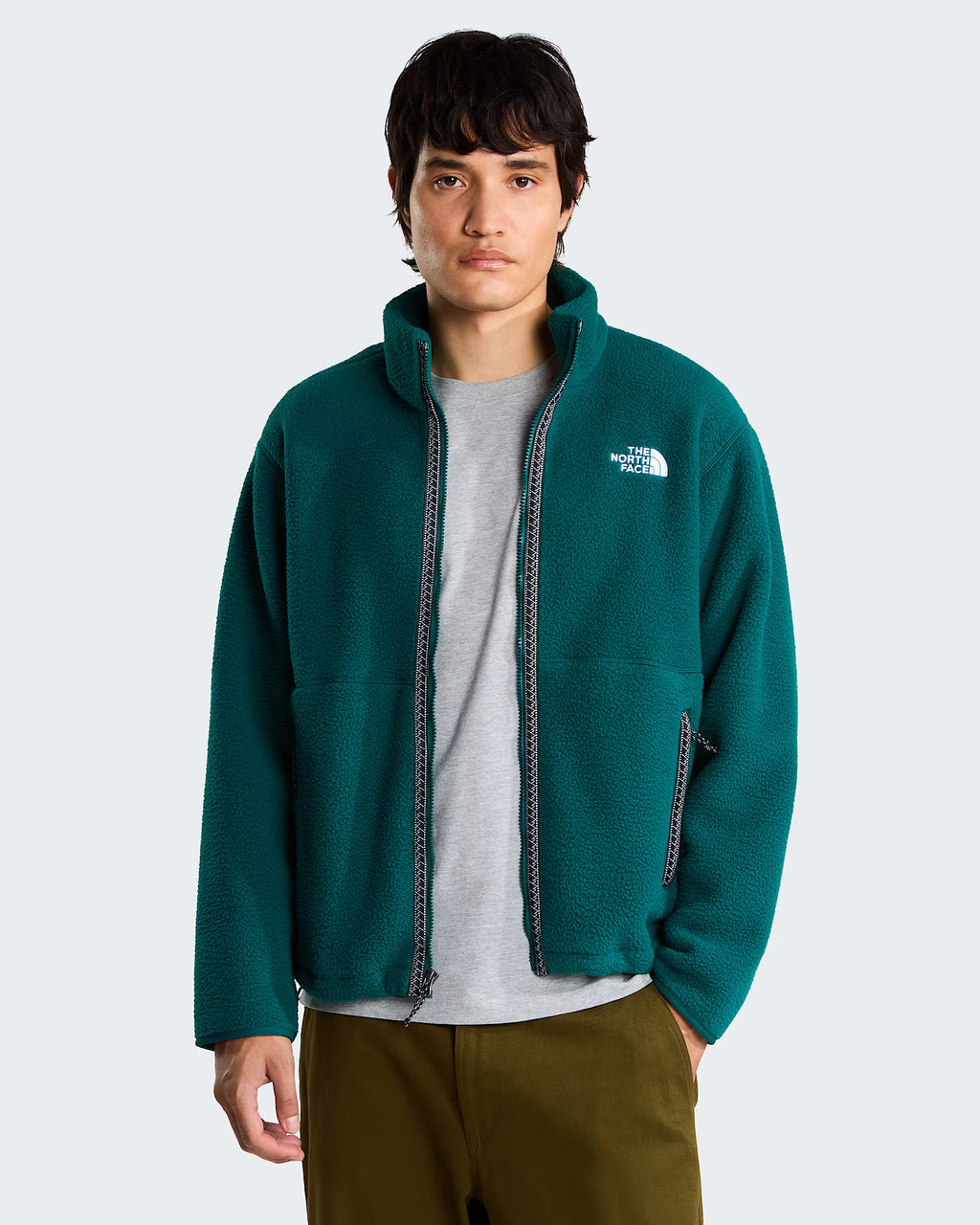 Mens Fleeski Full Zip Fleece (Pacific Teal)
