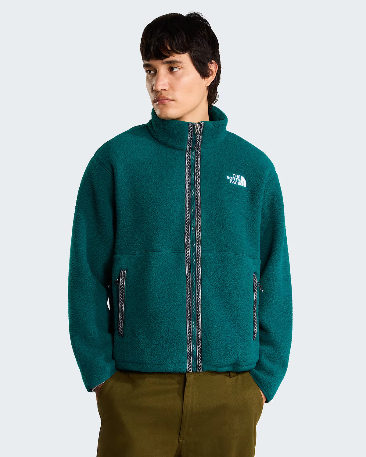 Mens Fleeski Full Zip Fleece (Pacific Teal)