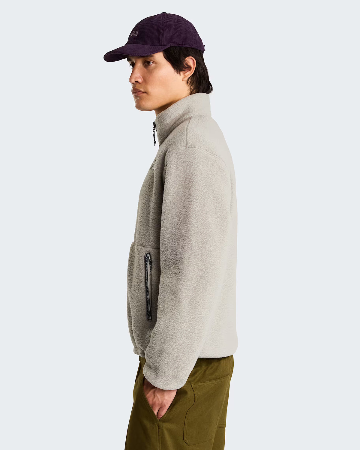 Mens Fleeski Full Zip Fleece (Stone Slab)
