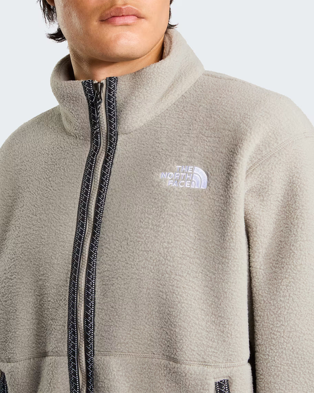 Mens Fleeski Full Zip Fleece (Stone Slab)