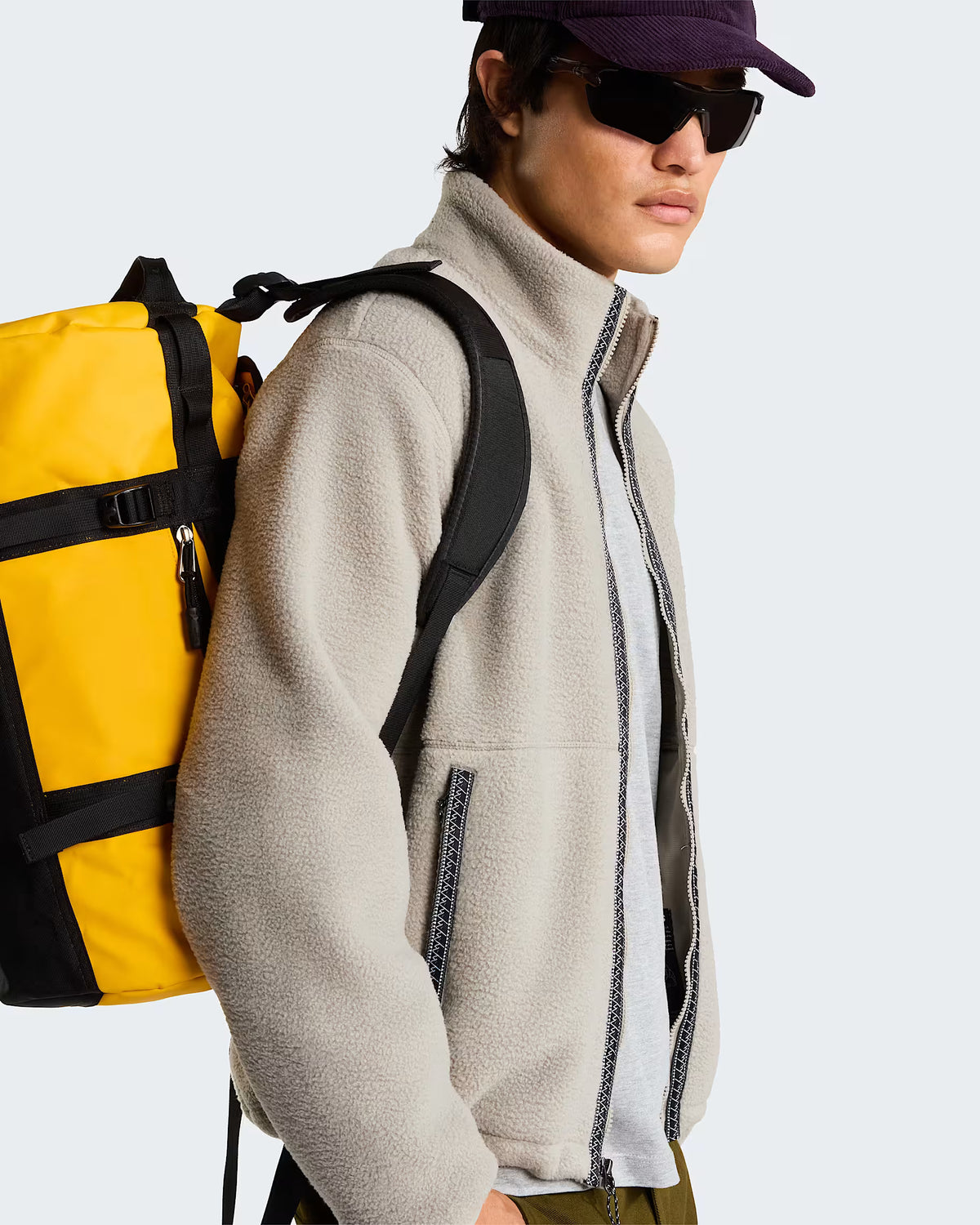 Mens Fleeski Full Zip Fleece (Stone Slab)