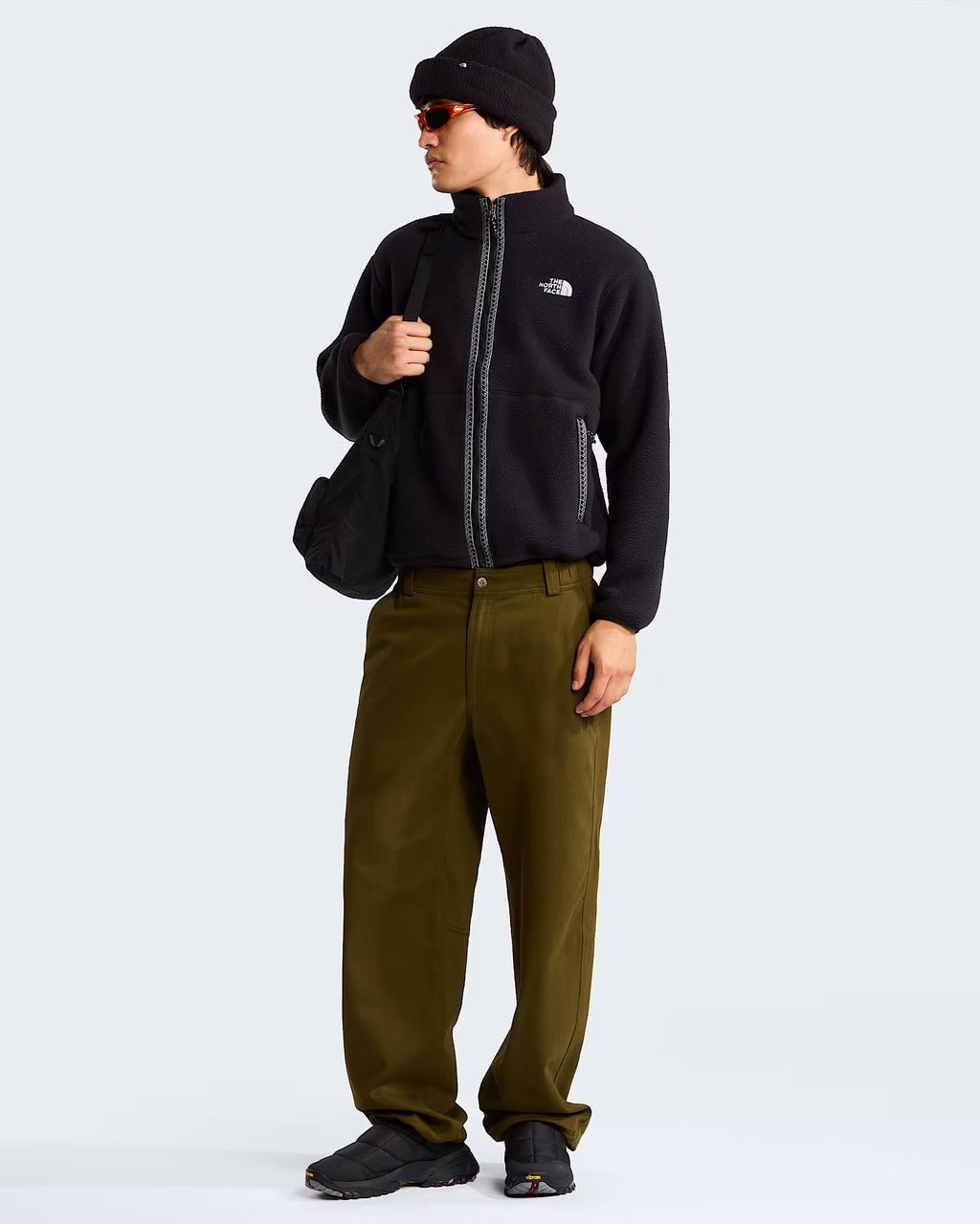 Mens Fleeski Full Zip Fleece (Black)