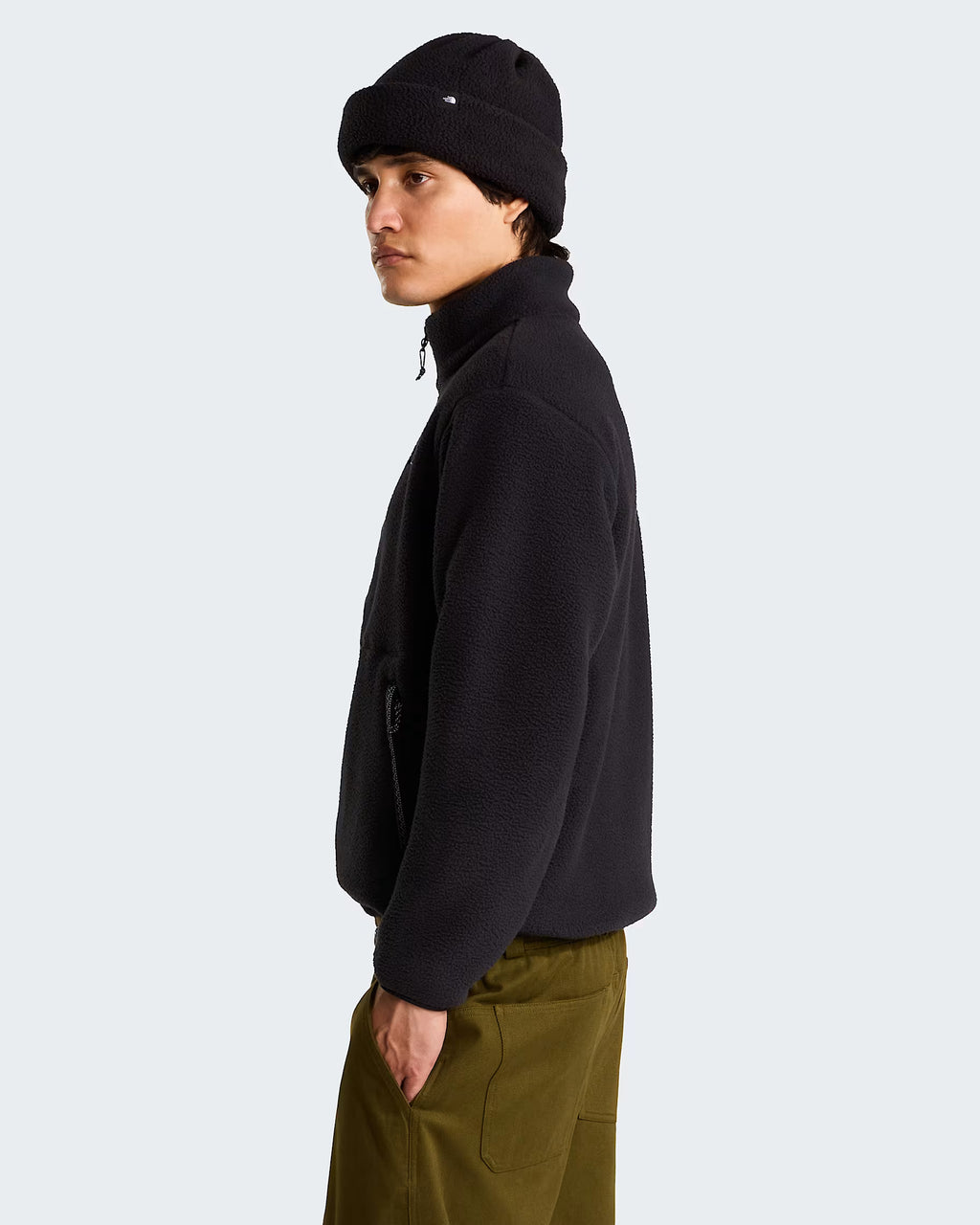 Mens Fleeski Full Zip Fleece (Black)