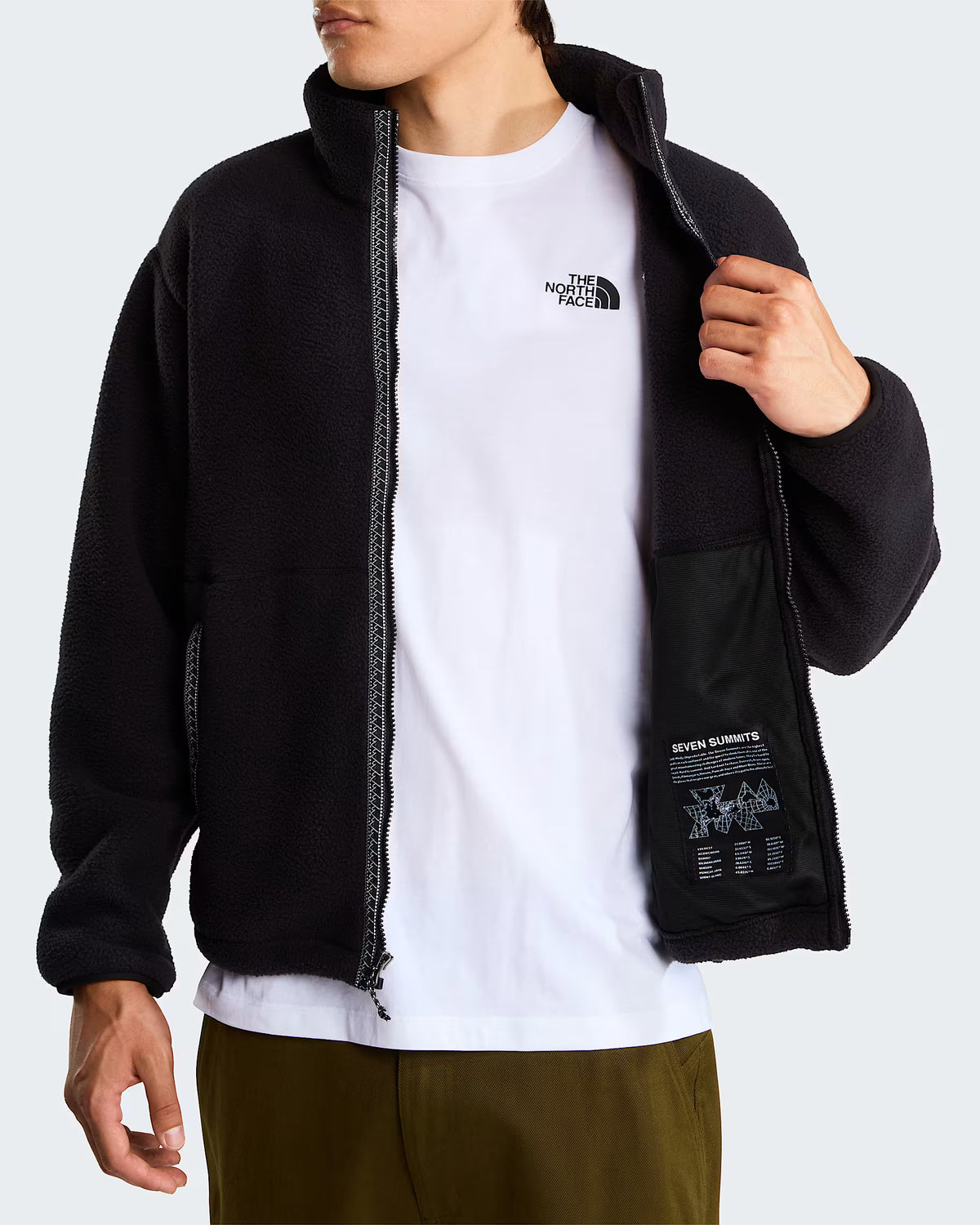 Mens Fleeski Full Zip Fleece (Black)