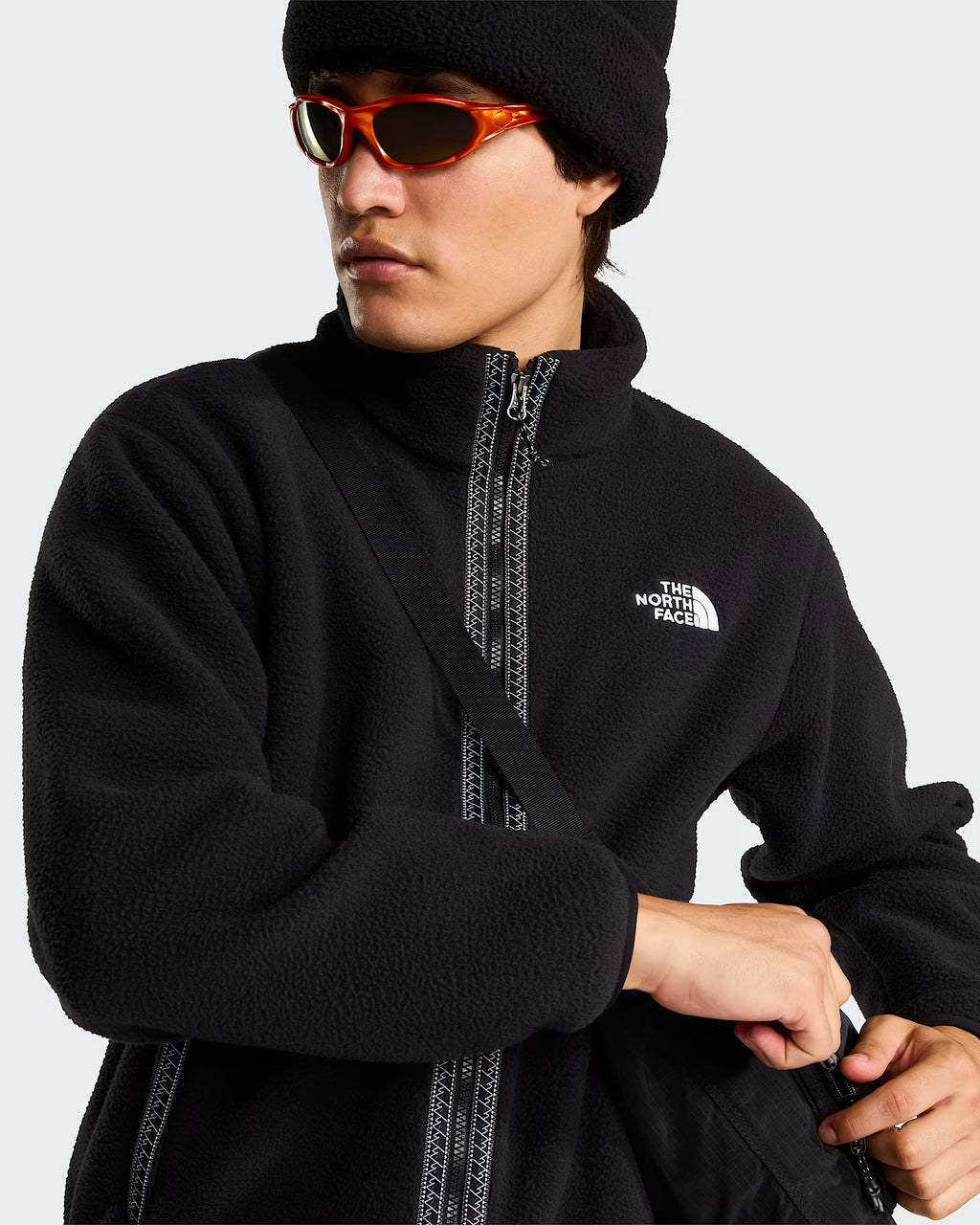 Mens Fleeski Full Zip Fleece (Black)