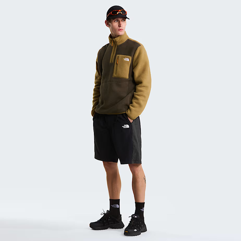 Mens Yumiori 1/4 Zip (New Taupe Green/Cedar/Dust Orange)