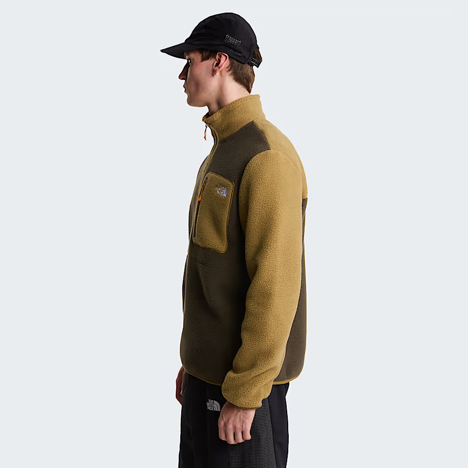 Mens Yumiori 1/4 Zip (New Taupe Green/Cedar/Dust Orange)