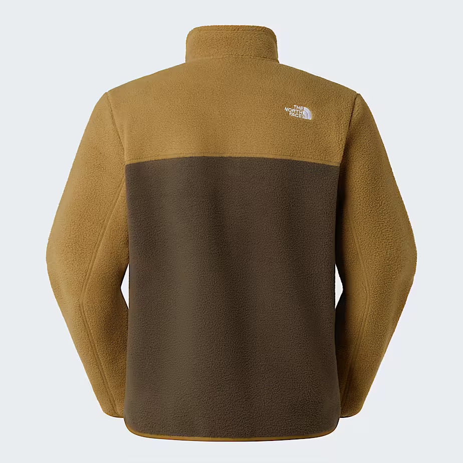 Mens Yumiori 1/4 Zip (New Taupe Green/Cedar/Dust Orange)