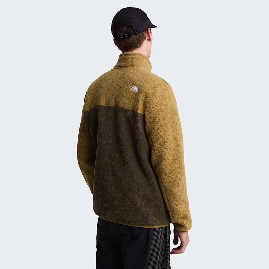 Mens Yumiori 1/4 Zip (New Taupe Green/Cedar/Dust Orange)
