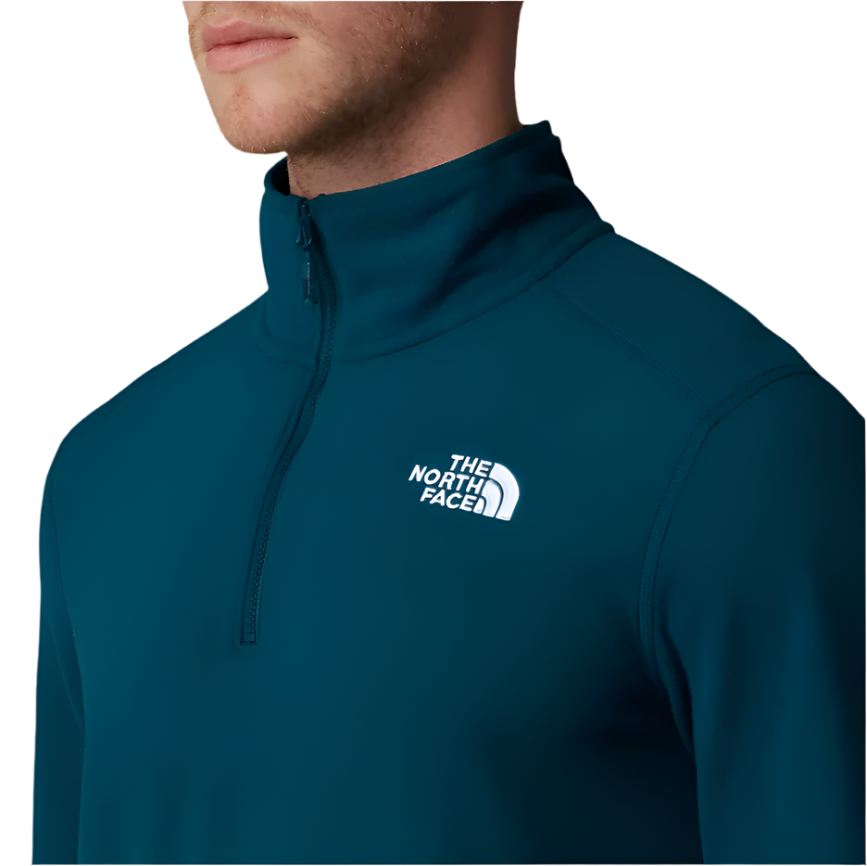 Mens 100 Glacier 1/4 Zip Fleece (Midnight Petrol)