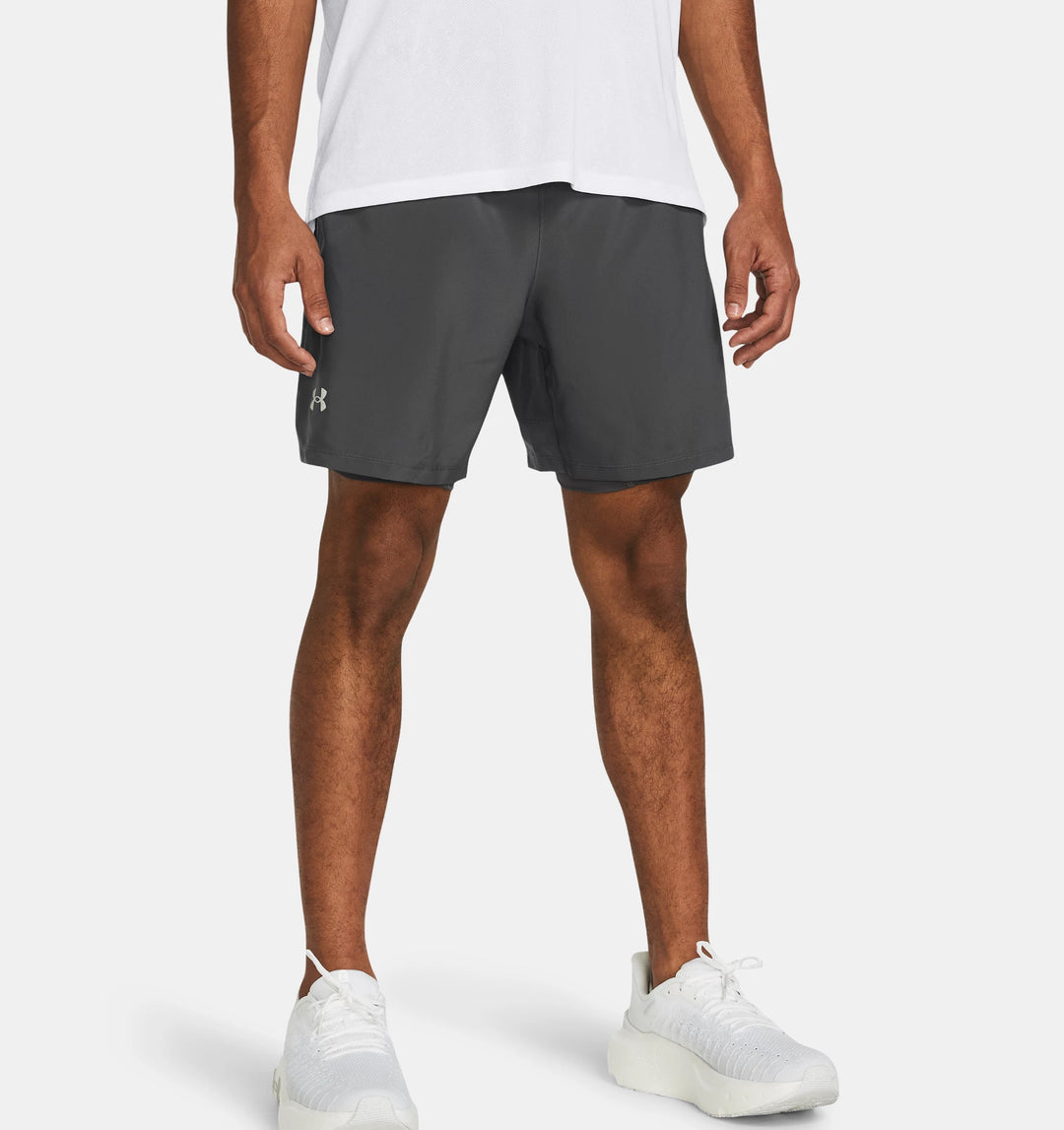 Mens Launch 7" 2-in-1 Short (Grey)