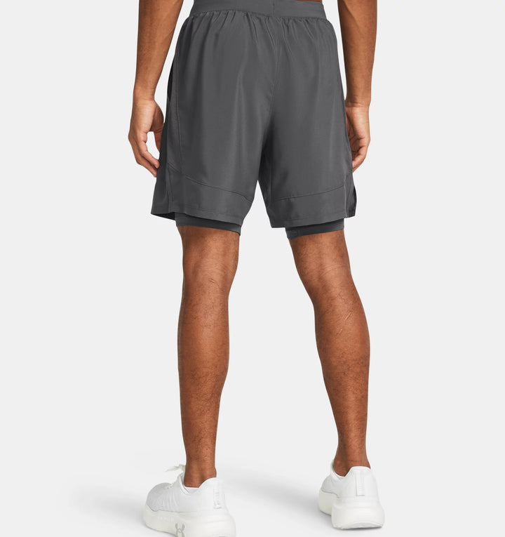 Mens Launch 7" 2-in-1 Short (Grey)