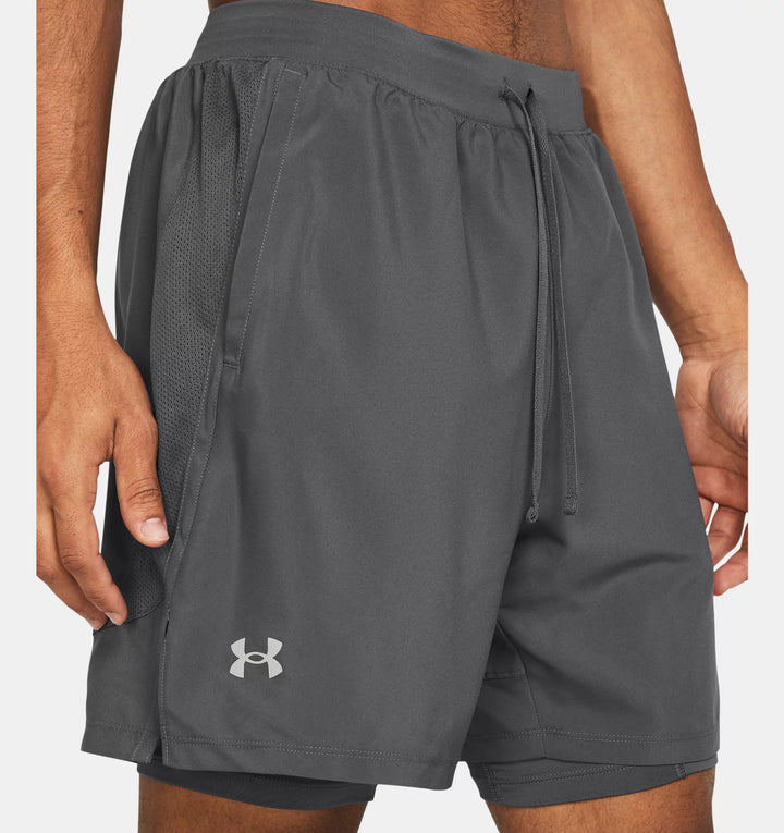 Mens Launch 7" 2-in-1 Short (Grey)