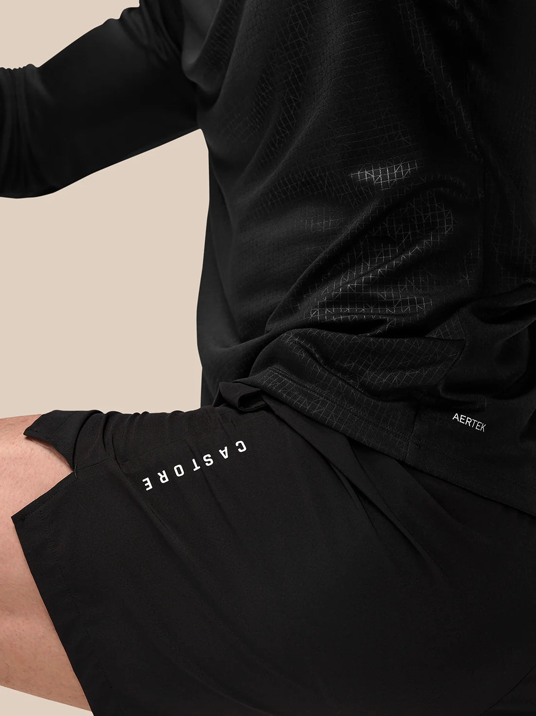 Mens Aertek Woven 6" Shorts (Black)