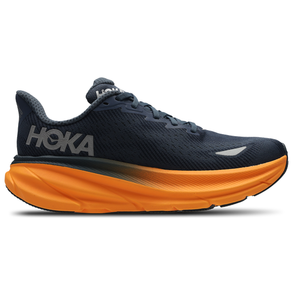 Mens Clifton 9 GTX (Stormy Skies/Orange Zest)
