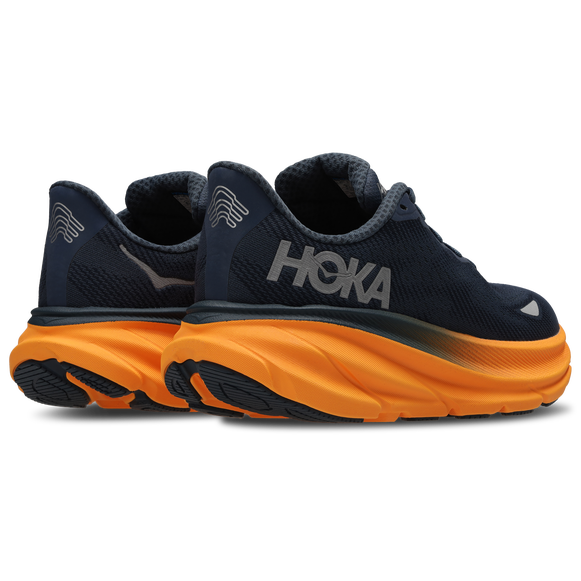 Mens Clifton 9 GTX (Stormy Skies/Orange Zest)