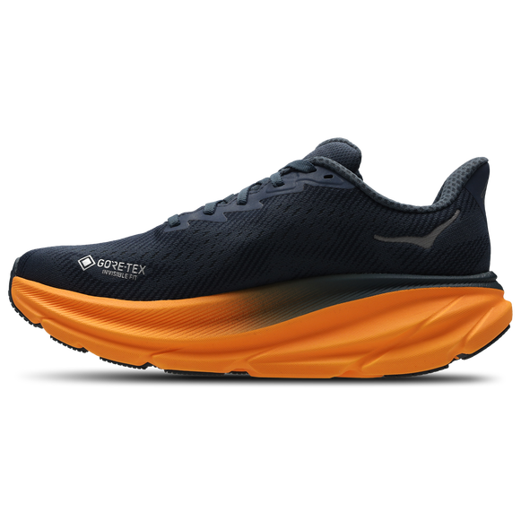 Mens Clifton 9 GTX (Stormy Skies/Orange Zest)