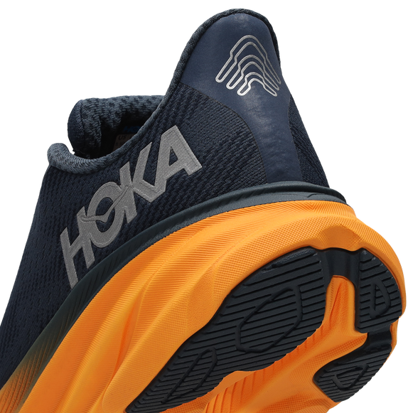 Mens Clifton 9 GTX (Stormy Skies/Orange Zest)