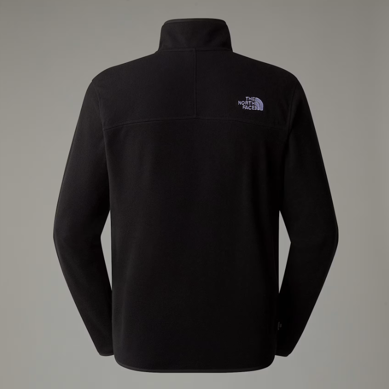 Mens 100 Glacier 1/4 Zip Fleece (Black)